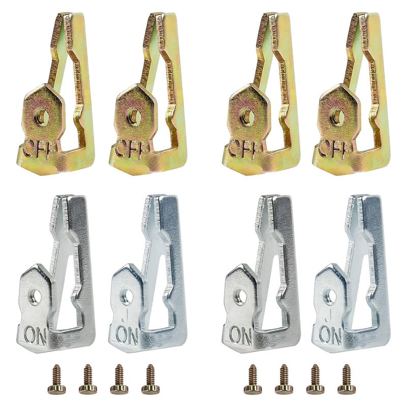 Apopip 156T1978A Time Switch Trippers Replacement for Intermatic Fit T100 Series Timers 2 Pack (4 ON / 4 Off / 8 Screws) - Image 1